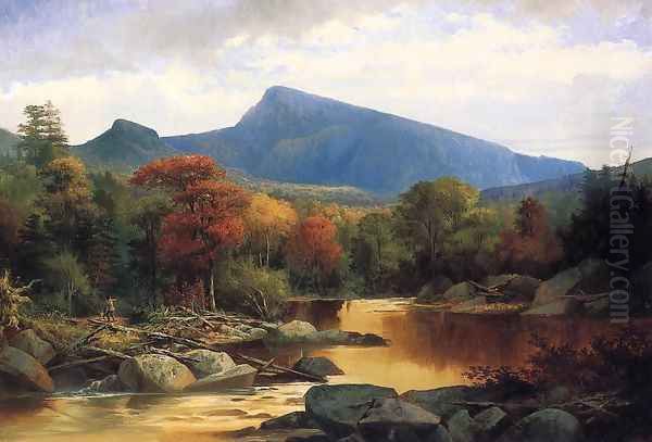 Mount Carter - Autumn in the White Mountains Oil Painting by John Mix Stanley