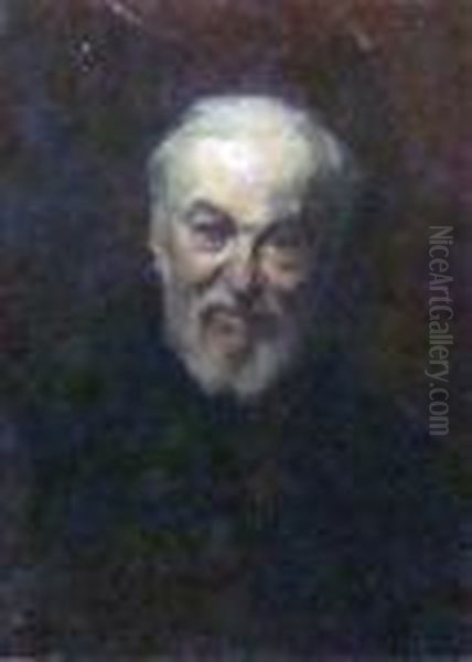 Portrait D'homme En Buste, De Face Oil Painting by Ferdinand Victor Leon Roybet