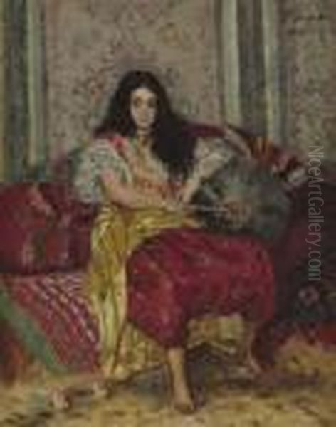 The Sultana Oil Painting by Ferdinand Victor Leon Roybet