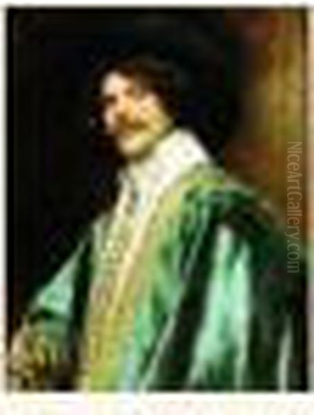 Portrait De Mousquetaire Oil Painting by Ferdinand Victor Leon Roybet