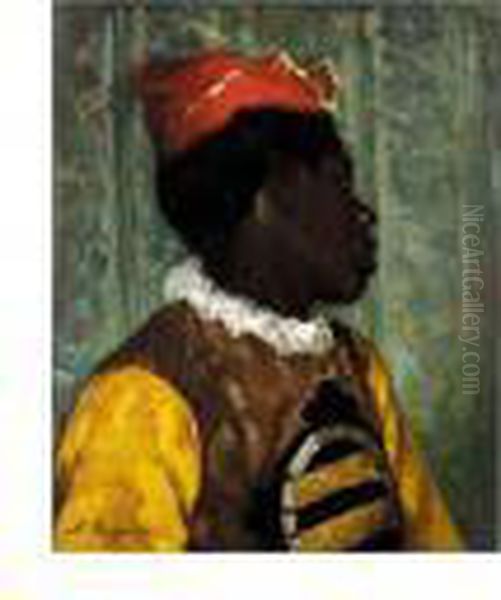 The Page Boy Oil Painting by Ferdinand Victor Leon Roybet