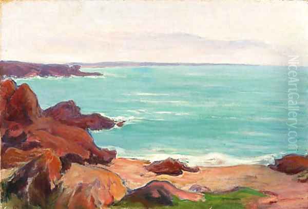 Ile de Croix Oil Painting by Wladyslaw Slewinski