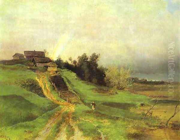 Rainbow (1873) Oil Painting by Alexei Kondratyevich Savrasov