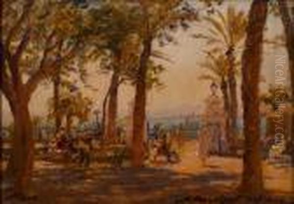 Alger Oil Painting by Aleksandr Rubcov