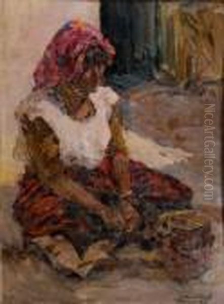 Tunisienne Oil Painting by Aleksandr Rubcov