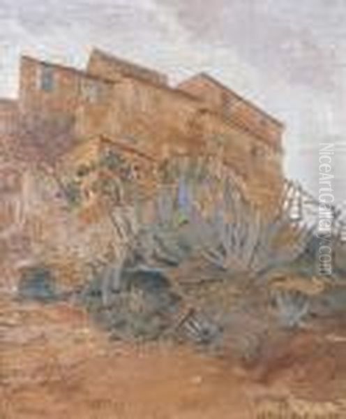 Maison A Alicante Oil Painting by Aleksandr Rubcov