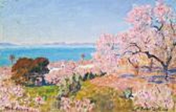 Alexandre Roubtzoff 
 Porto Farina 1918 Oil Painting by Aleksandr Rubcov