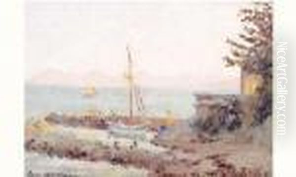 Juan Les Pins, 1932. Oil Painting by Aleksandr Rubcov