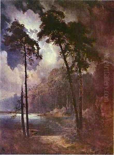 Summer Night 1883 Oil Painting by Alexei Kondratyevich Savrasov