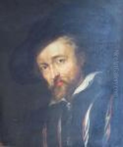 Autoportrait Oil Painting by Peter Paul Rubens