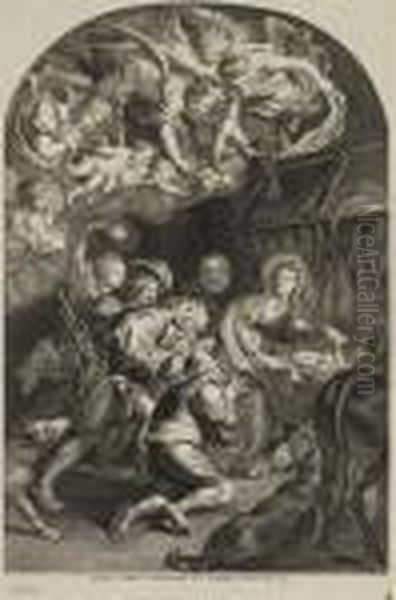 Die Anbetung Der Hirten Oil Painting by Peter Paul Rubens