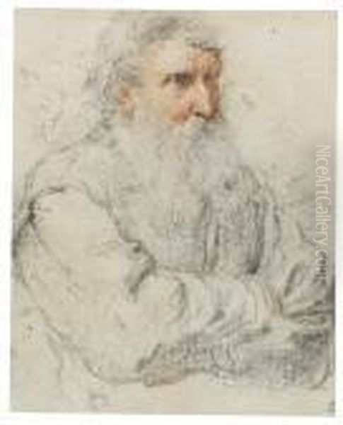 Portrait Of Erycius Puteanus Oil Painting by Peter Paul Rubens