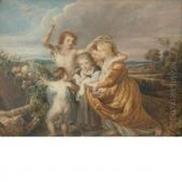 Allegory Of Marriage Oil Painting by Peter Paul Rubens