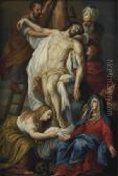 The Descent From The Cross Oil Painting by Peter Paul Rubens