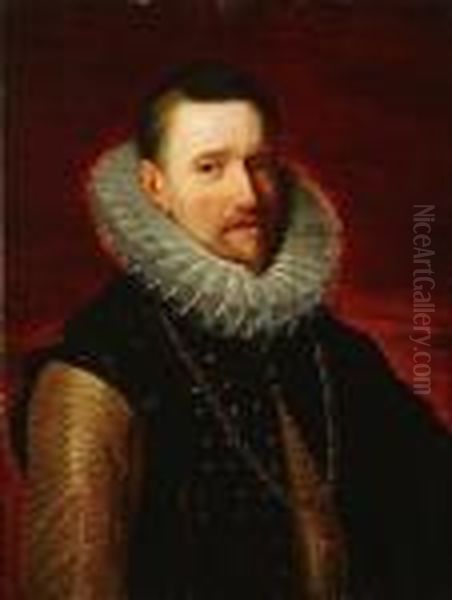 Portrait Of Archduke Albert Vii Of Austria Oil Painting by Peter Paul Rubens