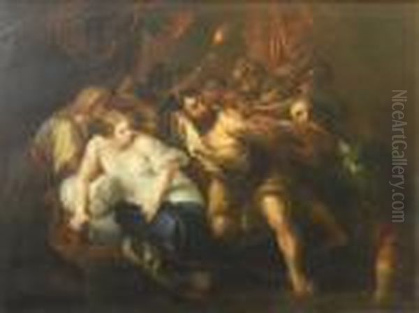 The Taking Of Samson Oil Painting by Peter Paul Rubens