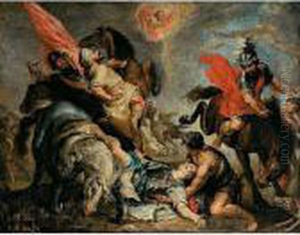 La Conversion De San Pablo Oil Painting by Peter Paul Rubens