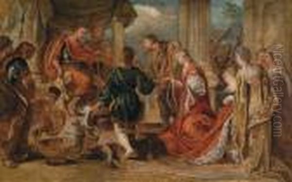 The Continence Of Scipio Oil Painting by Peter Paul Rubens