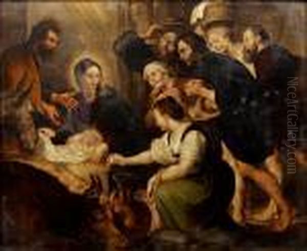 The Adoration Of The Shepherds Oil Painting by Peter Paul Rubens