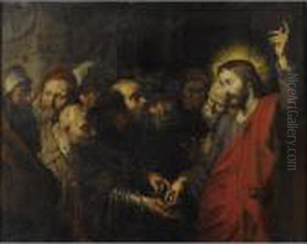 The Tribute Money Oil Painting by Peter Paul Rubens