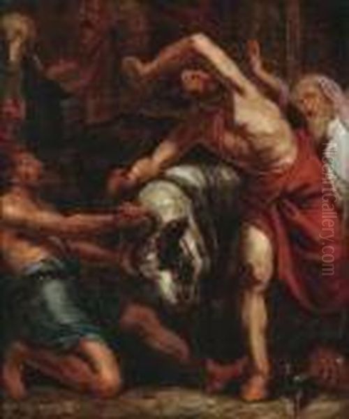 The Victory Of The Eucharist Overheathenism Oil Painting by Peter Paul Rubens