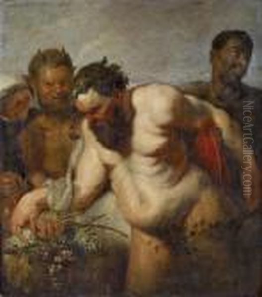 Drunk Silenus Oil Painting by Peter Paul Rubens