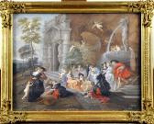 Le Jardin De L'amour Oil Painting by Peter Paul Rubens