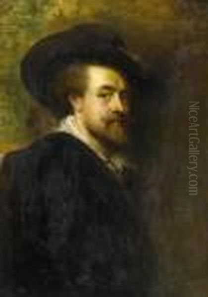 Rubens Self Portrait Oil Painting by Peter Paul Rubens