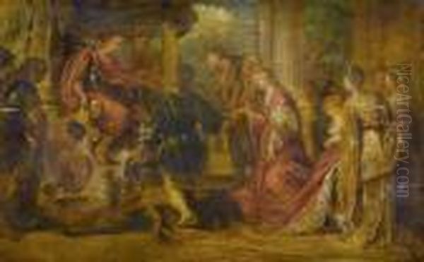 The Generosity Of Scipio Oil Painting by Peter Paul Rubens