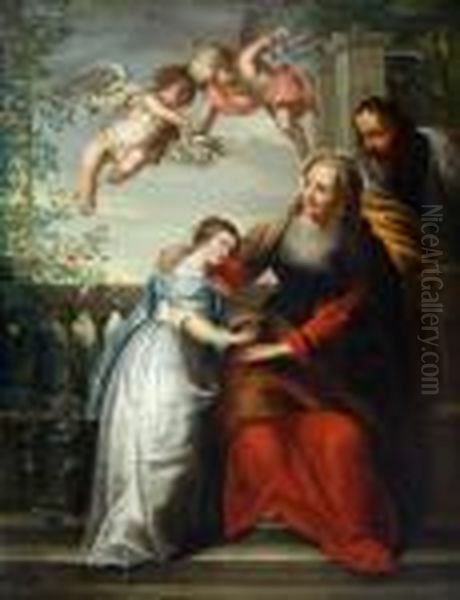 Die Erziehungmariens Oil Painting by Peter Paul Rubens