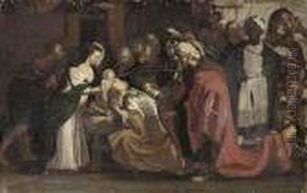 The Adoration Of The Magi Oil Painting by Peter Paul Rubens