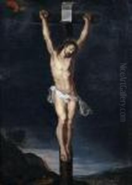 The Crucifixion Of Christ. Oil Painting by Peter Paul Rubens