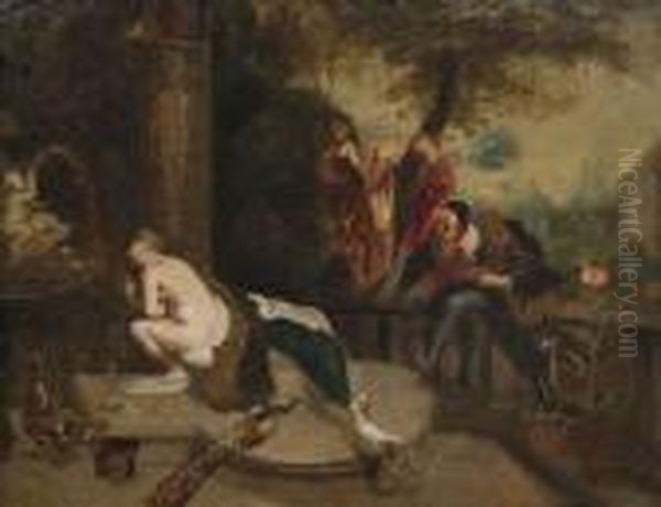 Susanna And The Elders. Oil Painting by Peter Paul Rubens