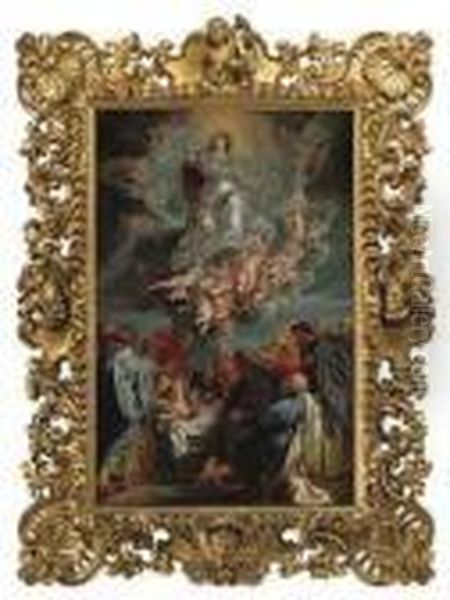 The Assumption Of The Virgin Oil Painting by Peter Paul Rubens