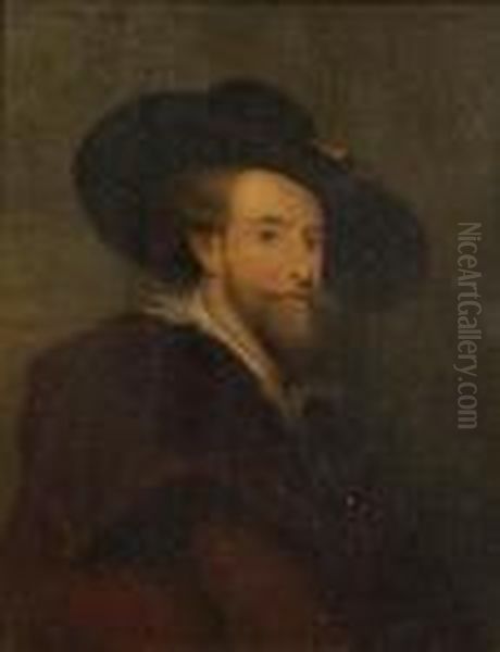 Self Portrait Oil Painting by Peter Paul Rubens