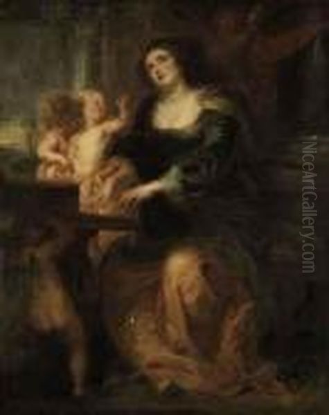 Saint Cecilia Oil Painting by Peter Paul Rubens