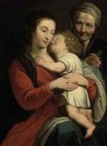 The Virgin And Child With Saint Anne Oil Painting by Peter Paul Rubens