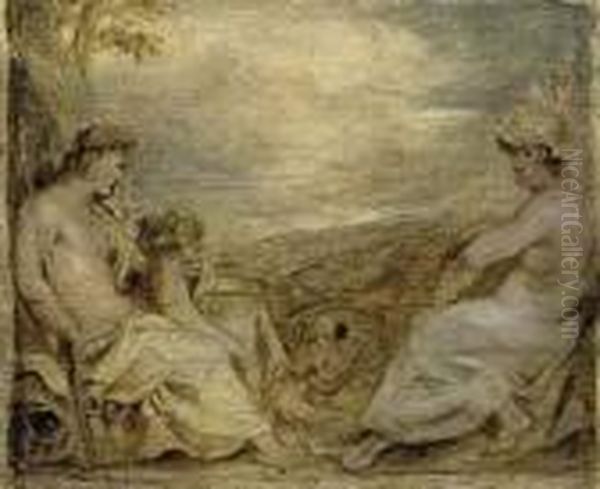 Honour And Virtue Oil Painting by Peter Paul Rubens