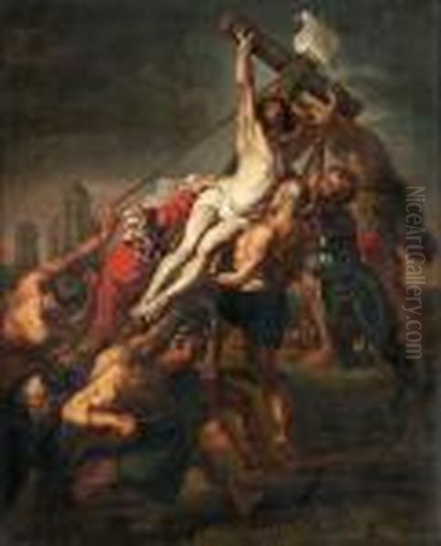 Takendown From The Cross Oil Painting by Peter Paul Rubens