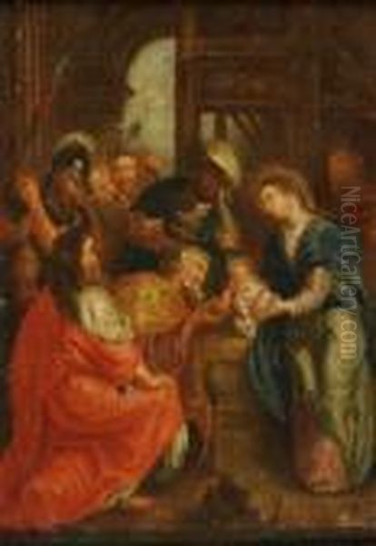 The Adoration Of The Magi Oil Painting by Peter Paul Rubens