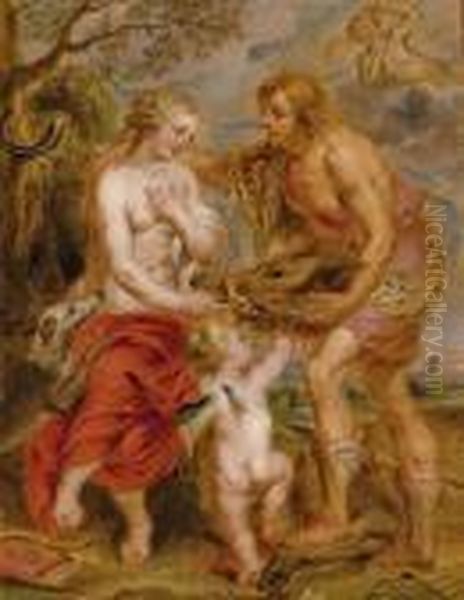 Meleagre Et Atalante Oil Painting by Peter Paul Rubens