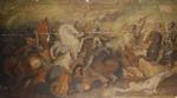 The Battle Of Ivry Oil Painting by Peter Paul Rubens