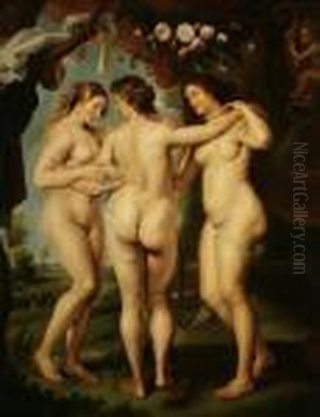 The Three Graces Oil Painting by Peter Paul Rubens