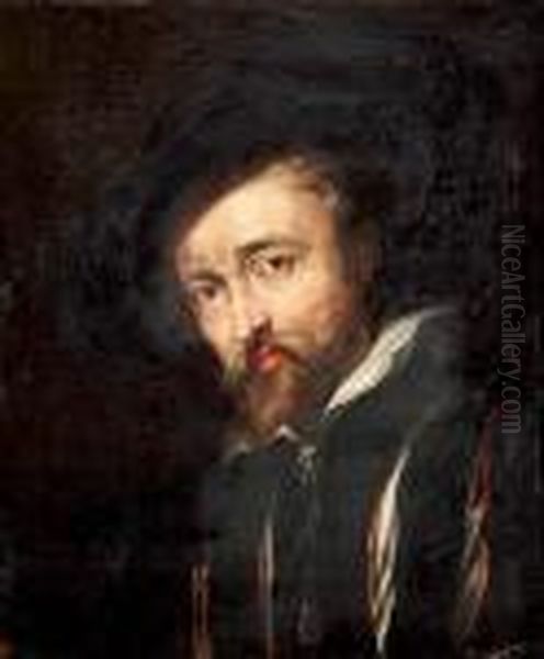 Autoportrait De L'artiste Oil Painting by Peter Paul Rubens