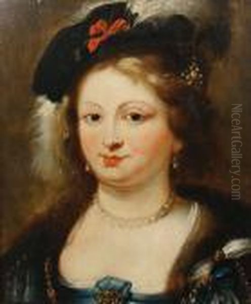 Portrait Of A Lady Oil Painting by Peter Paul Rubens