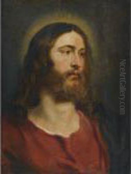 Christ, Head And Shoulders, Looking Right Oil Painting by Peter Paul Rubens