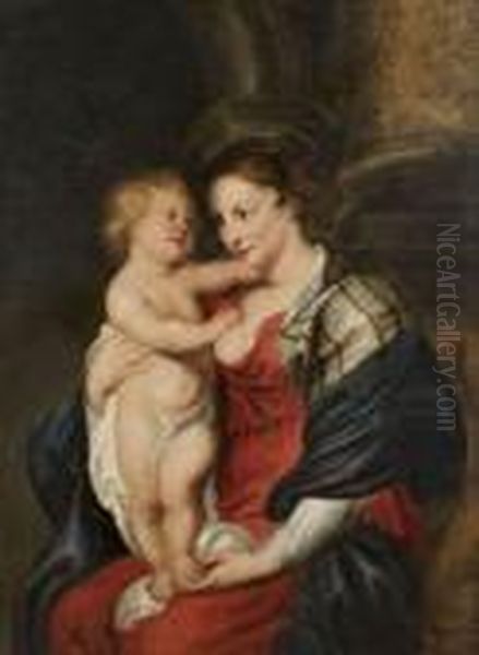 La Vierge A L'enfant Oil Painting by Peter Paul Rubens