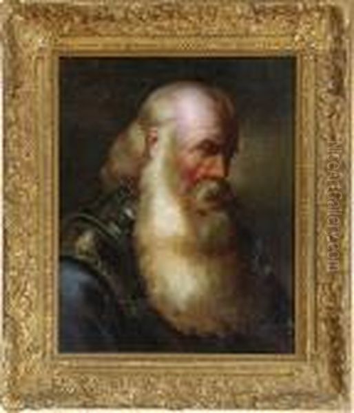 Portrait Of A Bearded Gentleman Oil Painting by Peter Paul Rubens