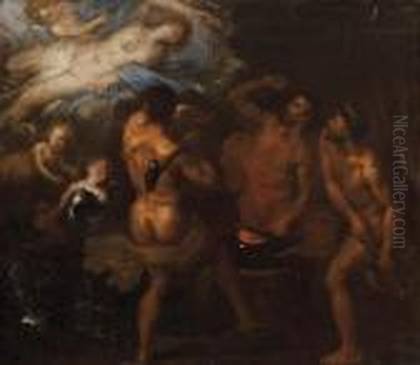 La Fucina Di Vulcano Oil Painting by Peter Paul Rubens