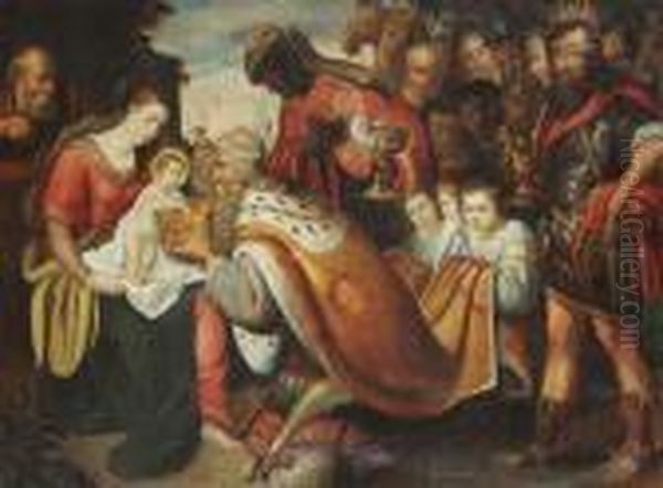 The Adoration Of The Wisemen Oil Painting by Peter Paul Rubens